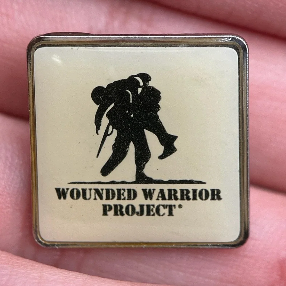 Vintage Wounded Warrior Project Charity/Non-Profit Awareness Lapel Pinbacks Boho